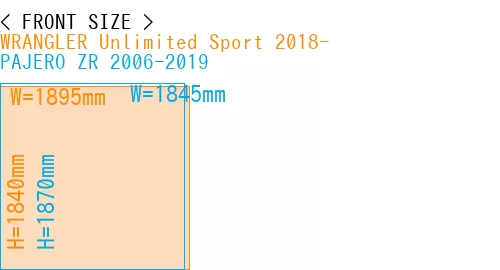 #WRANGLER Unlimited Sport 2018- + PAJERO ZR 2006-2019